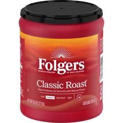 Folgers Classic Medium Roast Ground Coffee - 9.6oz