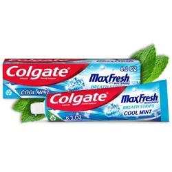 Colgate Max Fresh Toothpaste with Mini Breath Strips Cool Mint - 6.3oz