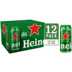 Heineken Original Lager Beer - 12pk/12 fl oz Cans