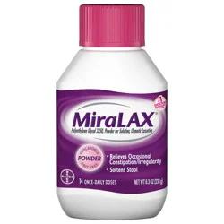 MiraLax Laxative Powder for Gentle Constipation Relief 14 Days - 8.3oz