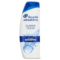 Head & Shoulders Dandruff Shampoo, Anti-Dandruff Treatment, Classic Clean for Daily Use, Paraben-Free - 12.5 fl oz
