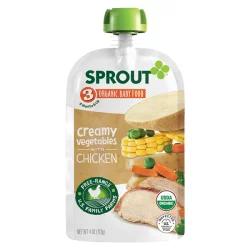 Sprout Baby Food Pouch Creamy Vegetables With Chicken