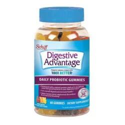 Digestive Advantage Probiotic Gummies - Fruit Flavors - 60ct