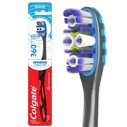 Colgate 360 Total Advanced Floss-Tip Bristles Toothbrush Medium - 1ct