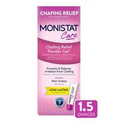 Monistat Care Feminine Chafing Relief Powder Gel, Anti-Chafe Protection - 1.5 oz