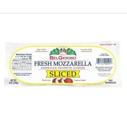 BelGioioso Fresh Mozzarella Sliced Cheese - 8oz