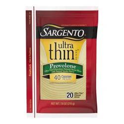 Sargento Ultra Thin Natural Provolone Cheese Slices - 7.6oz/20 slices