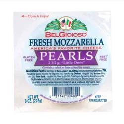 BelGioioso Fresh Mozzarella Pearl Cheese - 8oz