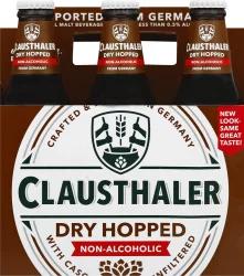 Clausthaler Dry Hopped Malt Beverage 6 - 12 fl oz Bottles