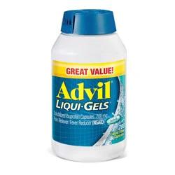 Advil Liqui-Gels Pain Reliever/Fever Reducer Liquid Filled Capsules - Ibuprofen (NSAID) - 200ct