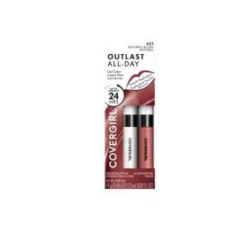 COVERGIRL Outlast All-Day Lip Color with Topcoat - Natural Blush 621 - 0.13oz