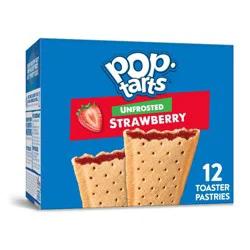 Pop-Tarts Unfrosted Strawberry Pastries - 12ct/20.3oz