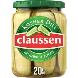 Claussen Kosher Dill Pickle Sandwich Slices Jar