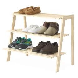 Whitmor Wood Shoe Shelves