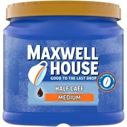 Maxwell House Half Caff Ground Coffee, 25.6 oz Canister