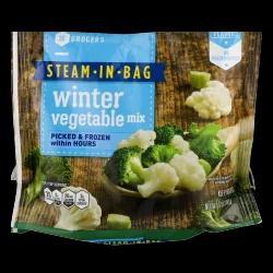SE Grocers Steam-In-Bag Winter Vegetable Mix