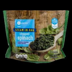 SE Grocers Steam-In-Bag Spinach Chopped