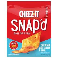 Cheez-It Snap'd Cheddar Sour Cream and Onion Cheese Cracker Chips