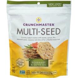 Crunchmaster Rosemary & Olive Oil Multi-Seed Crackers