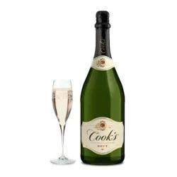 Cook's California Champagne Brut White Sparkling Wine - 1.5L Bottle