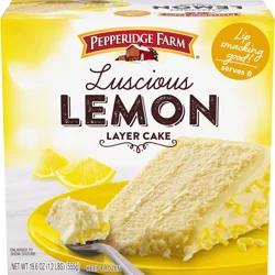 Pepperidge Farm Frozen Lemon Layer Cake, 19.6 oz. Box