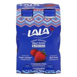 LALA Wild Strawberry Probiotic Yogurt Smoothies