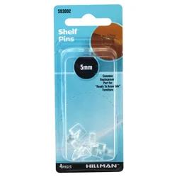 Hillman Metric Clear Shelf Pins, 5mm