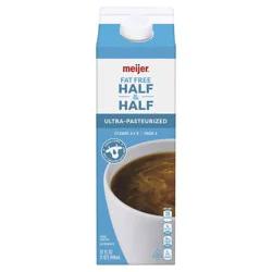 Meijer Fat-Free Half & Half Creamer, Quart