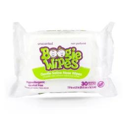 Boogie Wipes Saline Nose Wipes Unscented