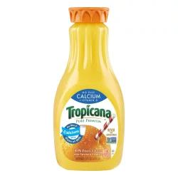 Tropicana Calcium + Vitamin D No Pulp Orange Juice 52 oz