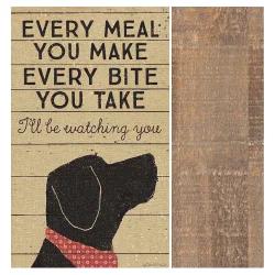 Box Sign Dog - Every Meal, 3 x 5 in