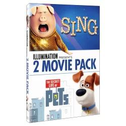 Illumination Presents: 2-Movie Pack (Sing / The Secret Life of Pets) DVD