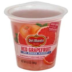 Del Monte Fruit Naturals No Sugar Added Red Grapefruit Fruit Cup
