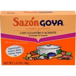Goya Sazon With Coriander & Annatto Seasoning
