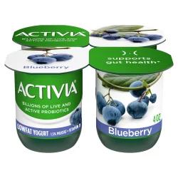 Activia Low Fat Probiotic Blueberry Yogurt Cups