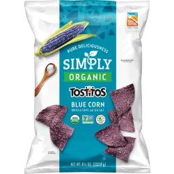 Simply Tostitos Blue Corn Tortilla Chips - 9oz