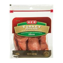 H-E-B Turkey Pepperoni Slices