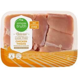 Simple Truth Natural Chicken Thighs Boneless & Skinless (6-8 Per Pack)