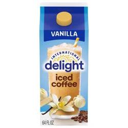 International Delight Iced Coffee, Vanilla, Ready to Pour Coffee Drinks Made with Real Milk and Cream, 64 FL OZ Carton