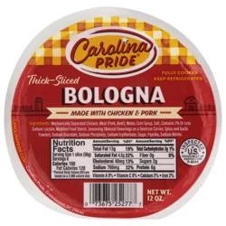 Carolina Pride Thick-Sliced Bologna 12 oz