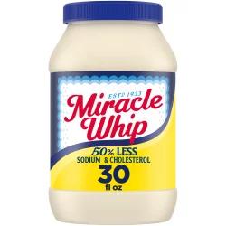 Miracle Whip 50% Less Sodium & Cholesterol