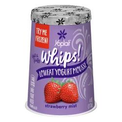 Yoplait Whips! Low Fat Strawberry Mist Yogurt Mousse 4 oz