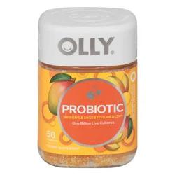 Olly Probiotic Gummy, 1 Billion CFUs, Chewable Probiotic Supplement, Tropical Mango