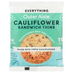Outer Aisle Cauliflower Keto Plant Power Everything Sandwich Thins