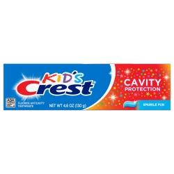 Crest Kids Cavity Protection Toothpaste, Sparkle Fun Flavor, 4.6 oz, For Ages 3+