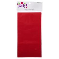 Meijer Paper Treat Bags, Red