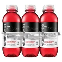 vitaminwater xxx açai- blueberry-pomegranate - 6pk/16.9 fl oz Bottles