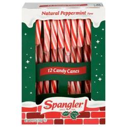 Spangler Natural Peppermint Flavor Candy Canes 12 ea