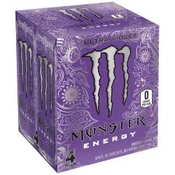 Monster Energy Monster Ultra Violet Energy Drinks - 4pk/16 fl oz Cans