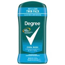 Degree Men Original Antiperspirant Deodorant Cool Rush, Twin Pack